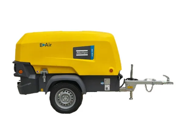 Kompressori (Atlas Copco) vuorokausivuokra sisältää 8h käyttöä