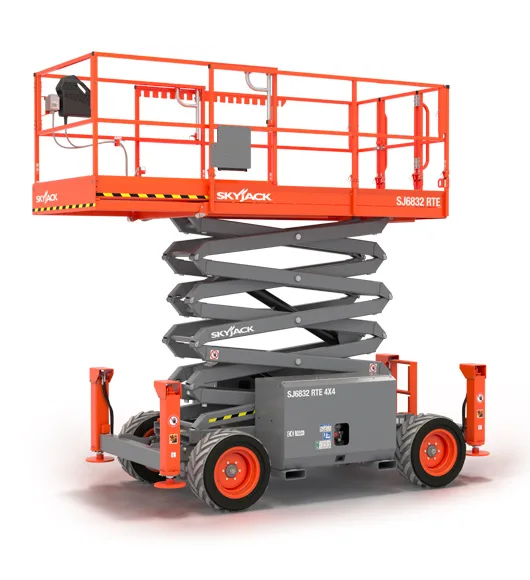Saksilavanostin Sky Jack 6832 RTE 9,75m